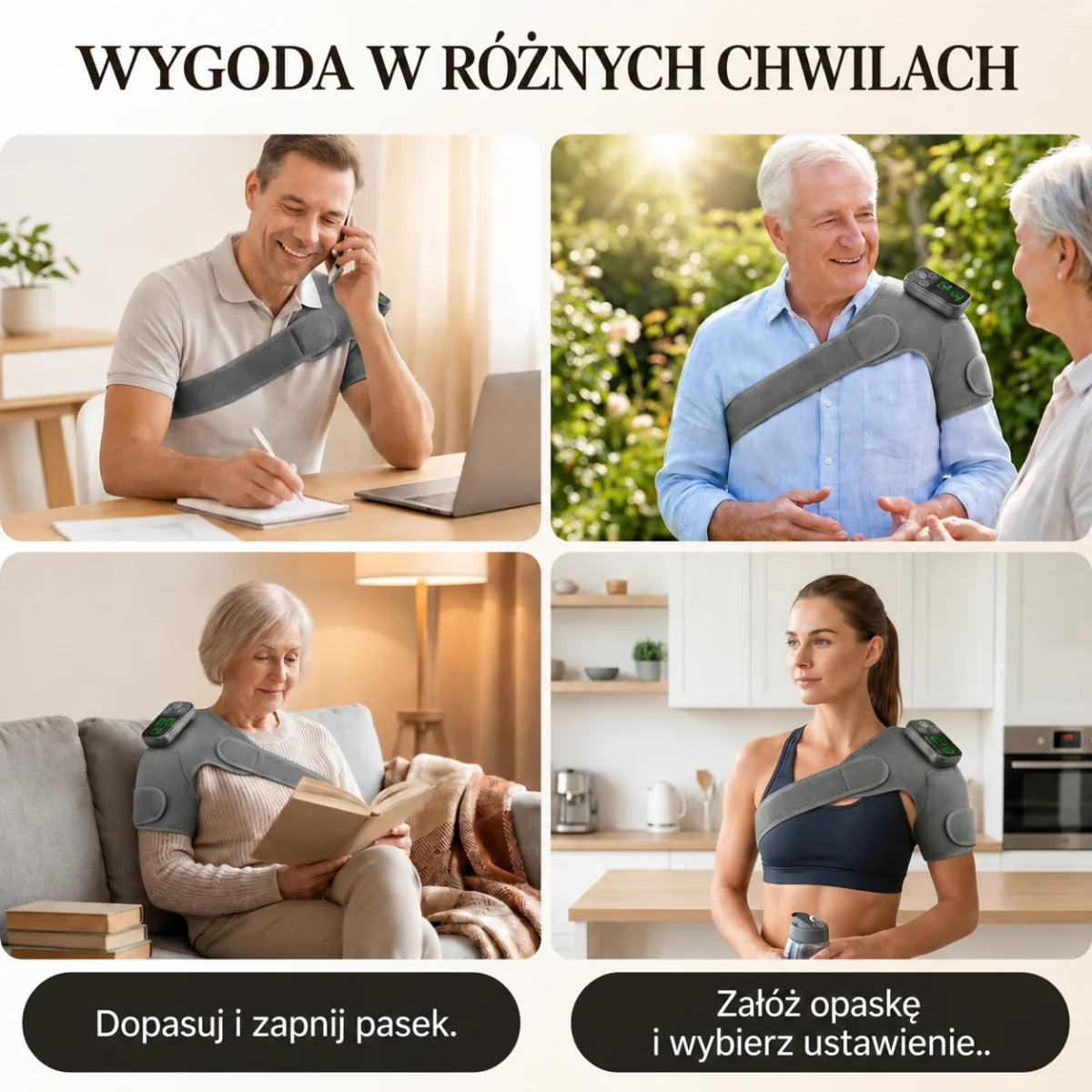 Wygodne podparcie w codziennej rutynie