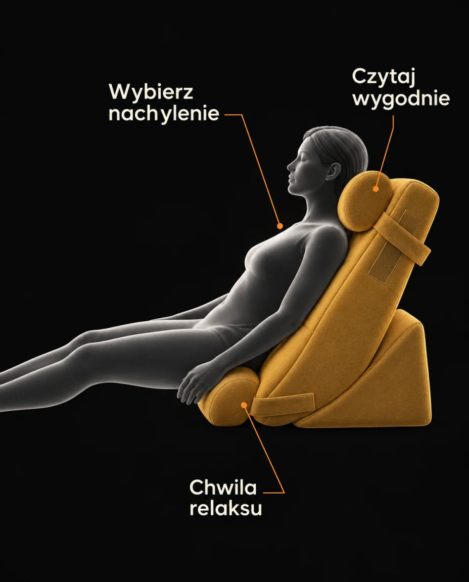 Wygodne podparcie w podwyższonej pozycji