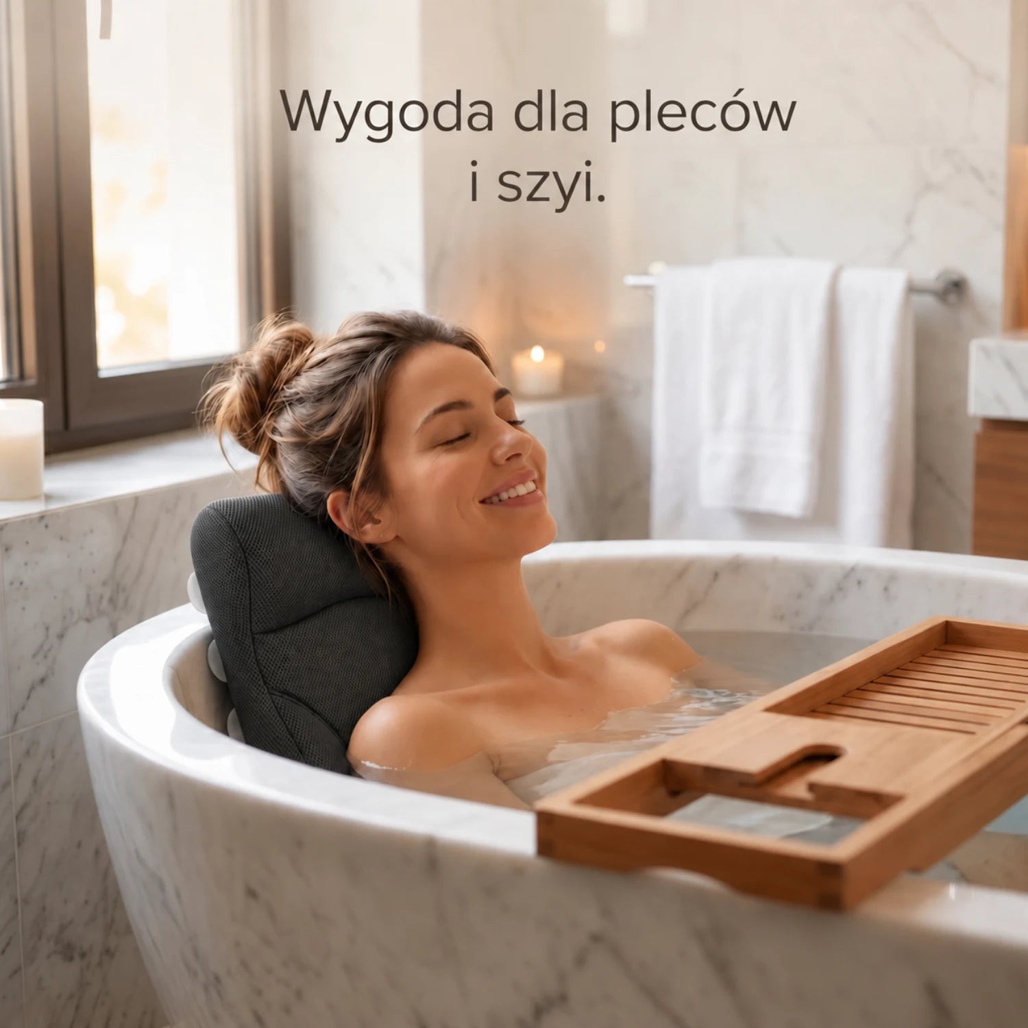 Oprzyj się wygodnie w wannie