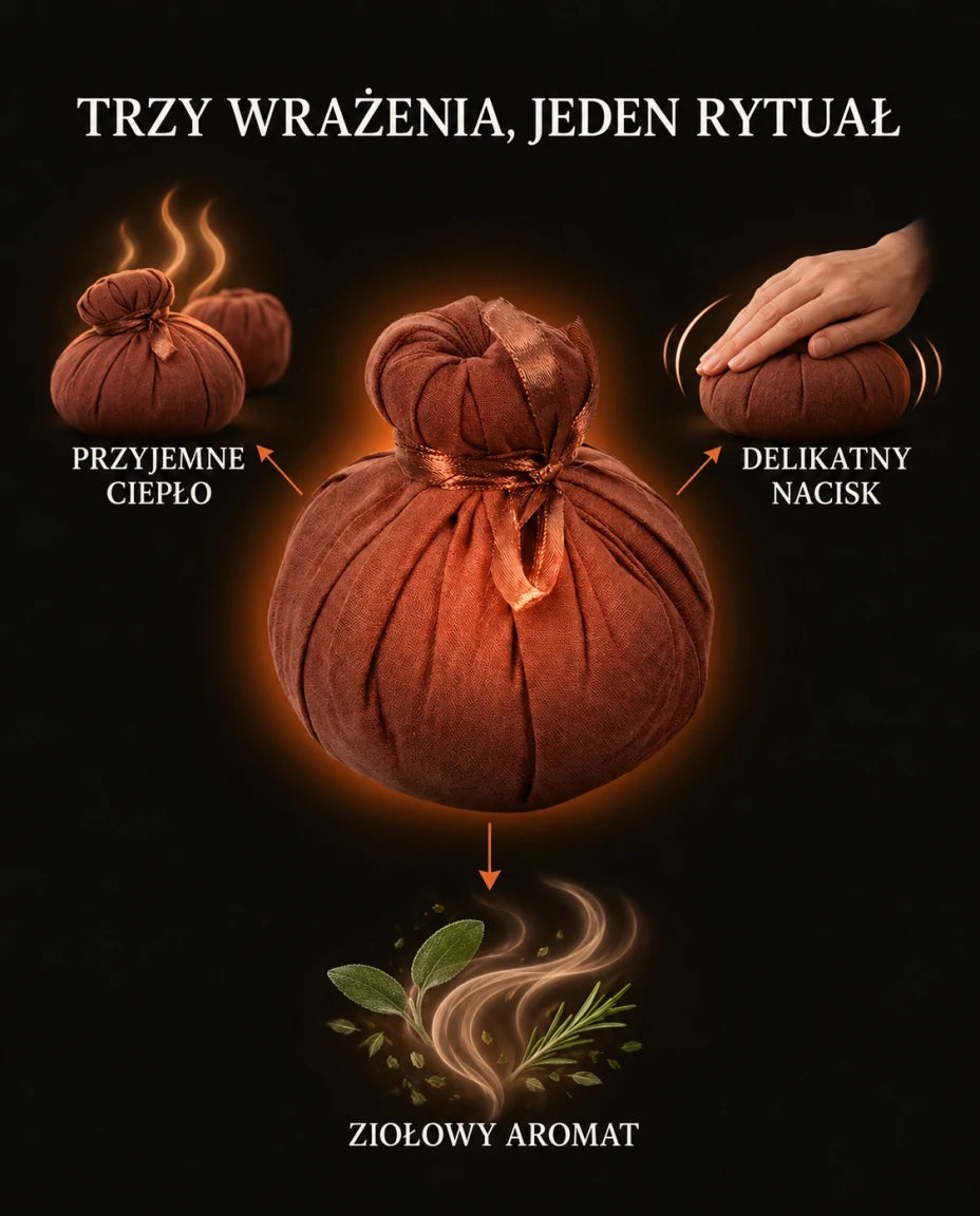 Trzy odczucia w jednym ciepłym geście