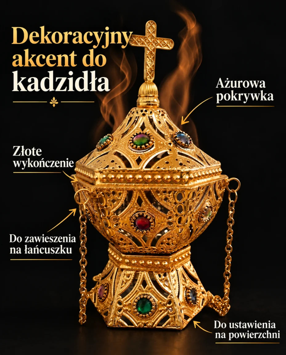 Dopracowane naczynie na kadzidło