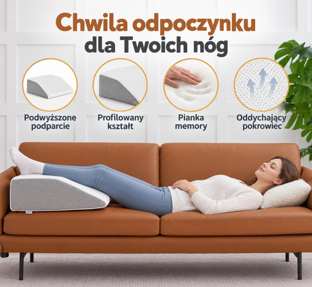 Pianka memory, profilowane podparcie