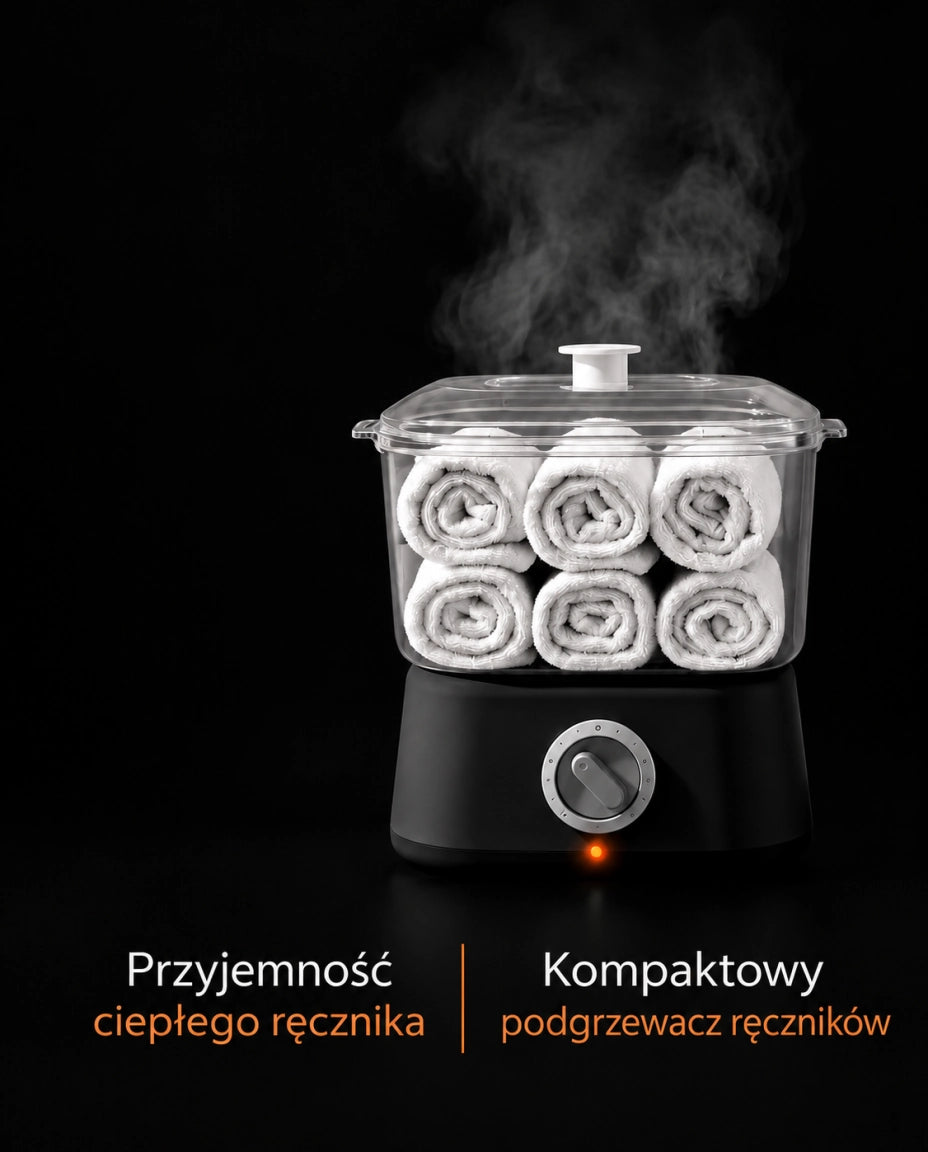 Ciepły ręcznik, mała przyjemność