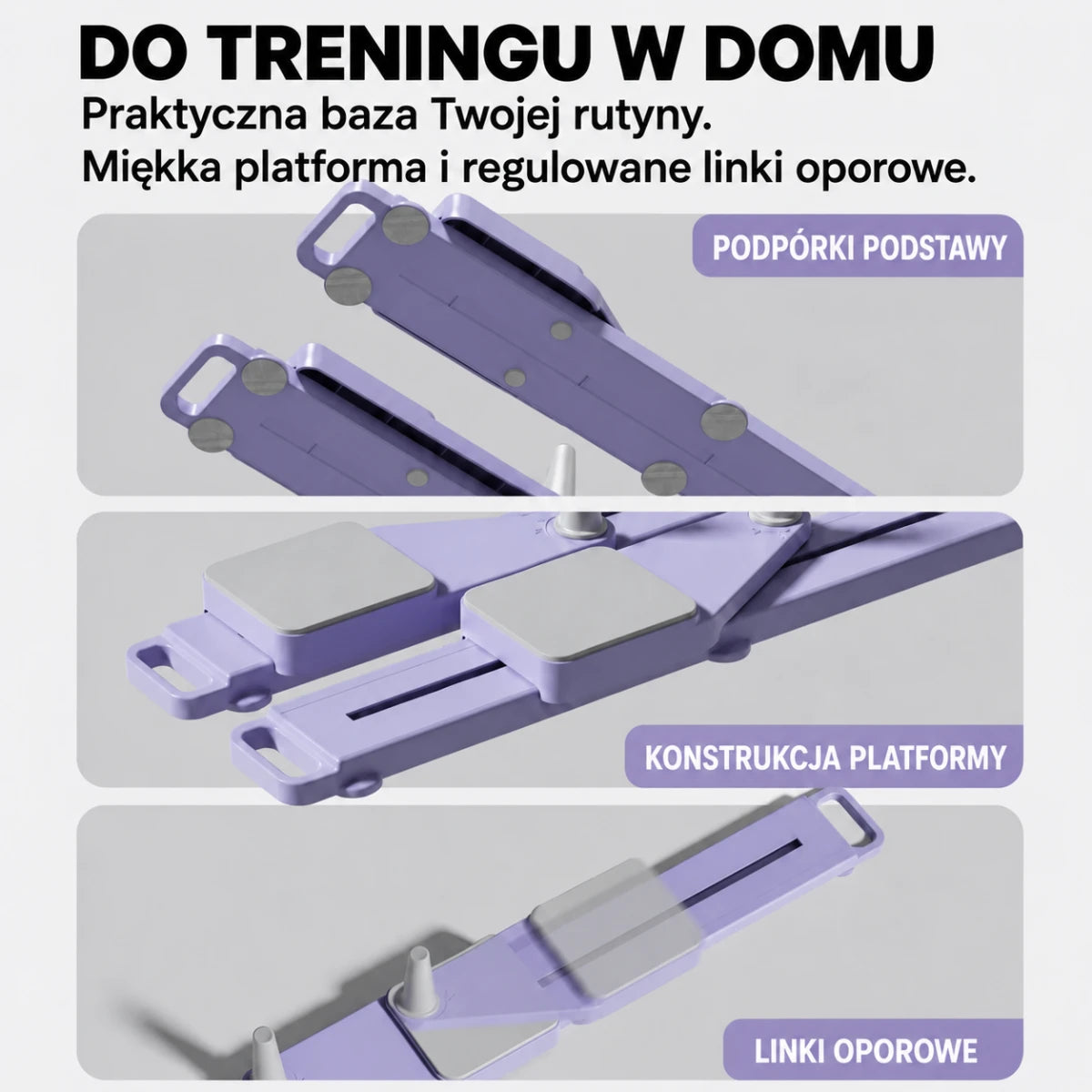 Pilates w domu na wygodnej podstawie