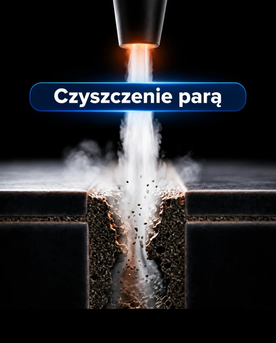 Gorąca para do czyszczenia detali
