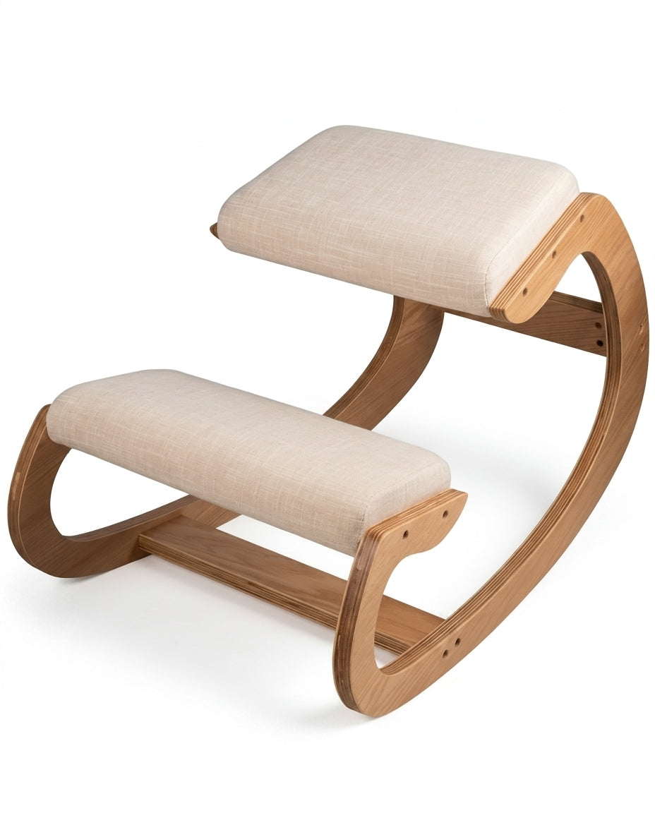 Ergonomiczne krzesło klękosiad z wyściółką – prosta postawa przy biurku – zdjęcie produktu 1