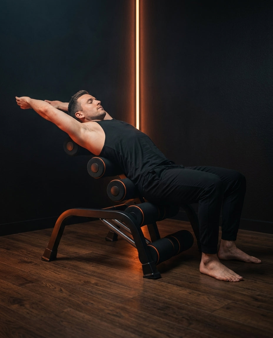 Trener pleców z regulowanym kątem – rozciąganie i trening core w domu – zdjęcie produktu 2