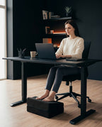 Ergonomiczny podnóżek do biura – 3 wysokości dla lepszej postawy i komfortu siedzenia – zdjęcie produktu 2