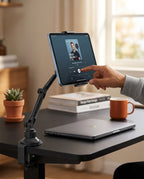 Uchwyt na tablet do auta i na biurko – stabilny, bez trzymania w dłoniach – zdjęcie produktu 3