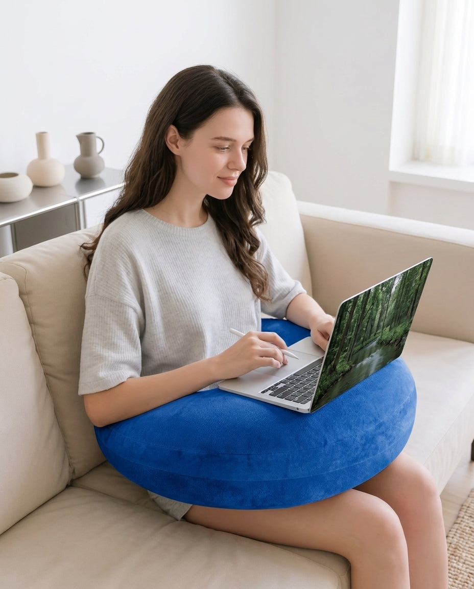 Poduszka do czytania z podłokietnikiem – na kanapę i do łóżka, do czytania, grania i pracy – zdjęcie produktu 4