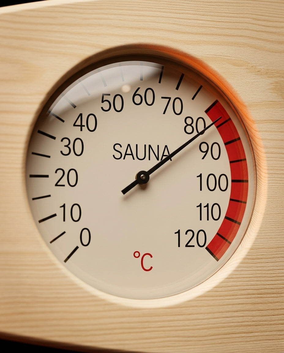 Drewniany termometr i higrometr do sauny – temperatura i wilgotność w jednym rzucie oka – zdjęcie produktu 5