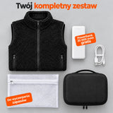 Zestaw kompletny: Amparo, powerbank 20 000 mAh, kabel do ładowania, worek do prania i torba