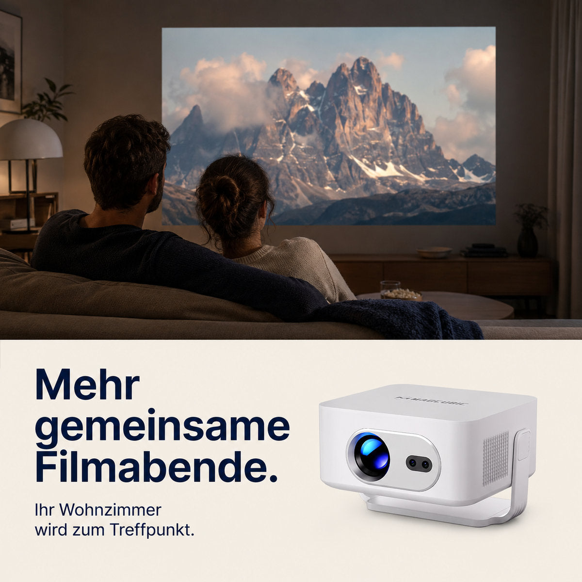 Magcubic HY300MAX – Więcej wspólnych wieczorów filmowych.