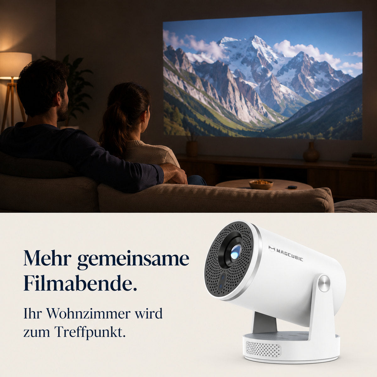 Magcubic HY320Pro – Więcej wspólnych wieczorów filmowych.