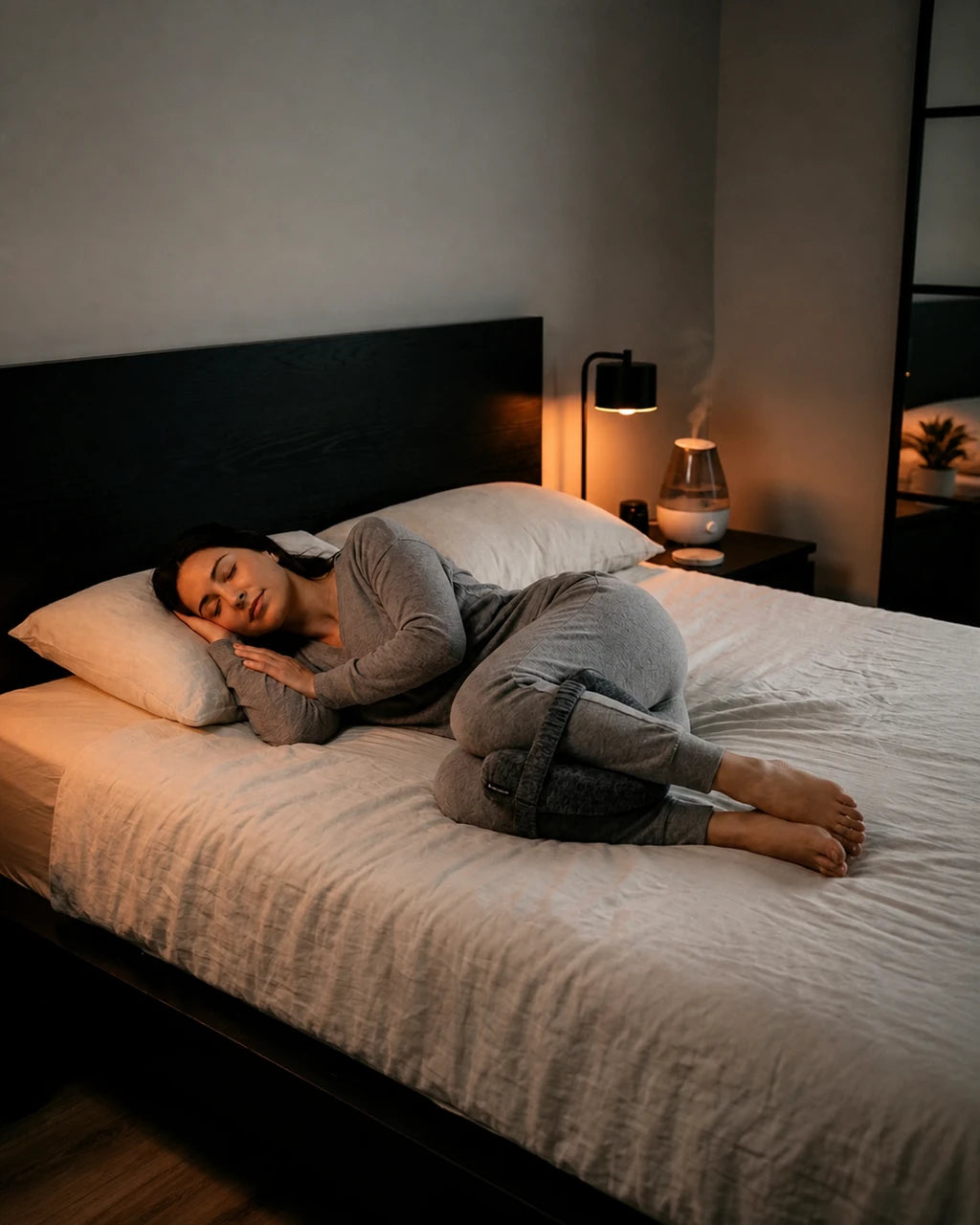 Ergonomiczna poduszka pod kolana dla śpiących na boku – widok produktu