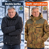 Porównanie: zwykła kurtka zimowa i Mistro z ogrzewaniem