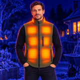 Kamizelka podgrzewana unisex PyreFit Allora – ogrzewanie karku, klatki piersiowej, brzucha, pleców i odcinka lędźwiowego