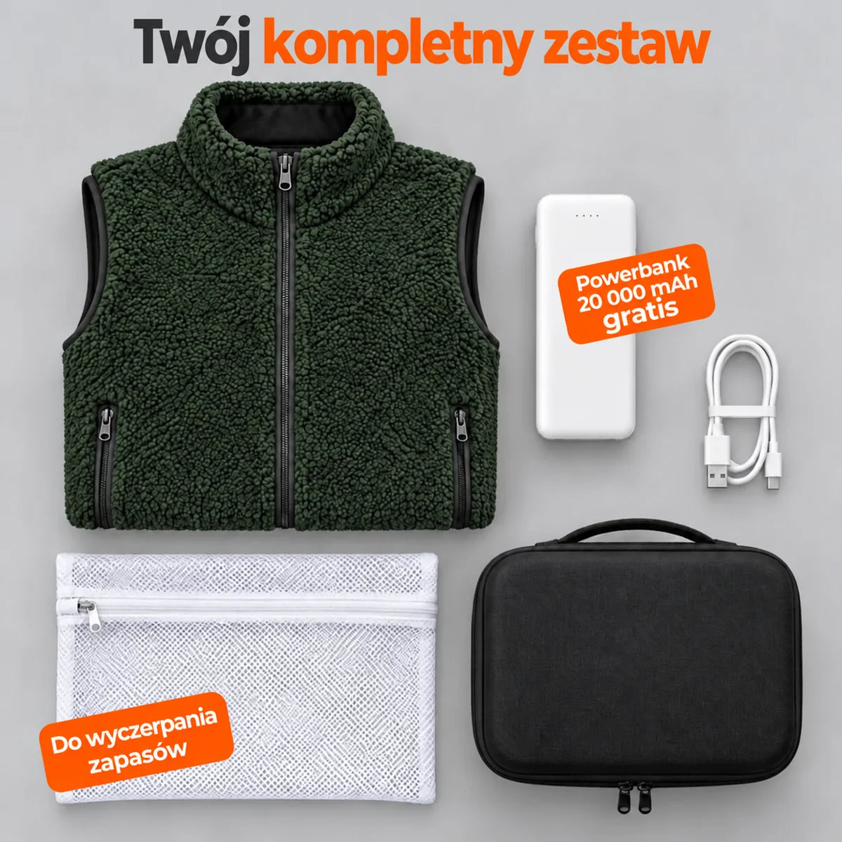 PyreFit Amparo w kolorze zielonym – zestaw kompletny