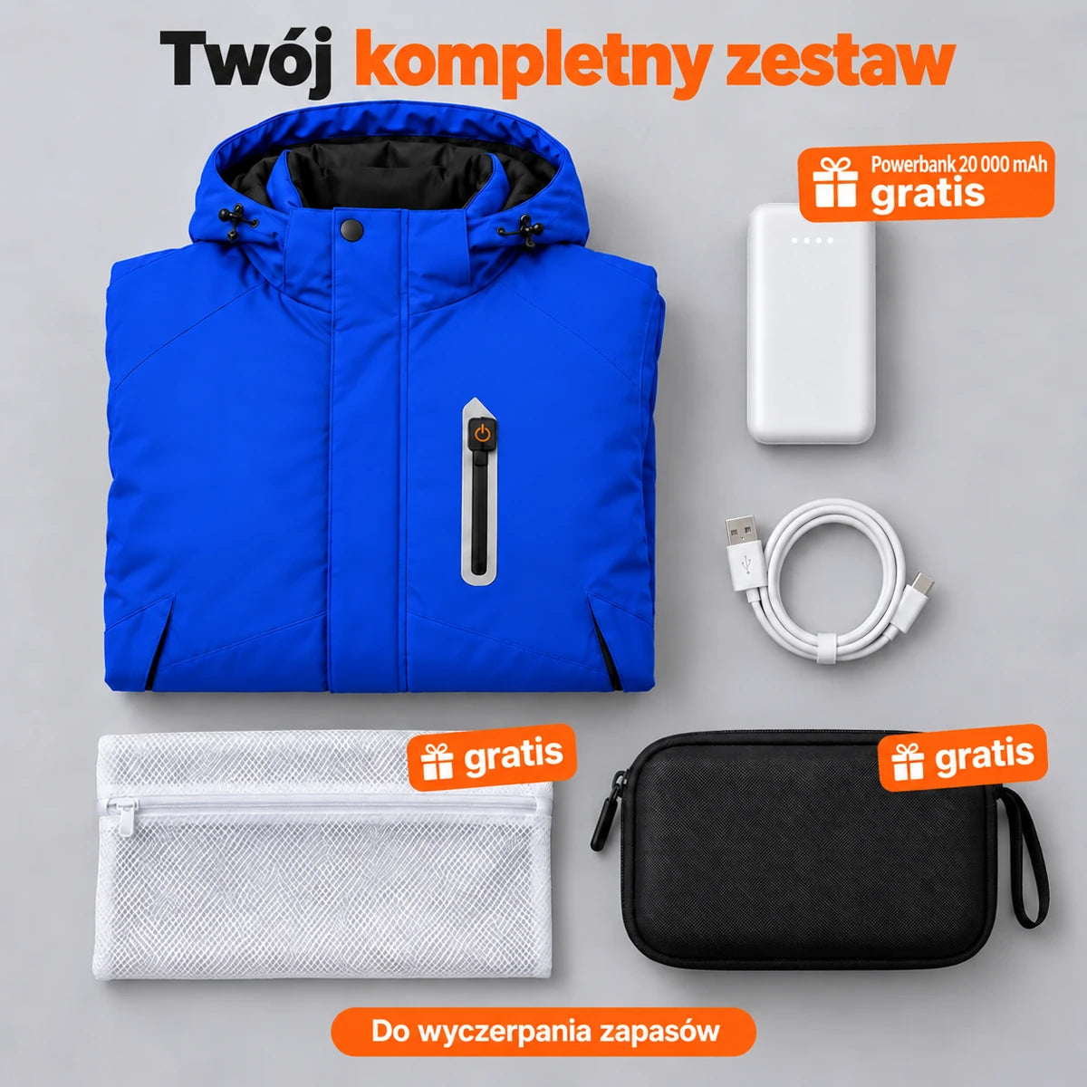 PyreFit Calvero w kolorze granatowym – zestaw kompletny