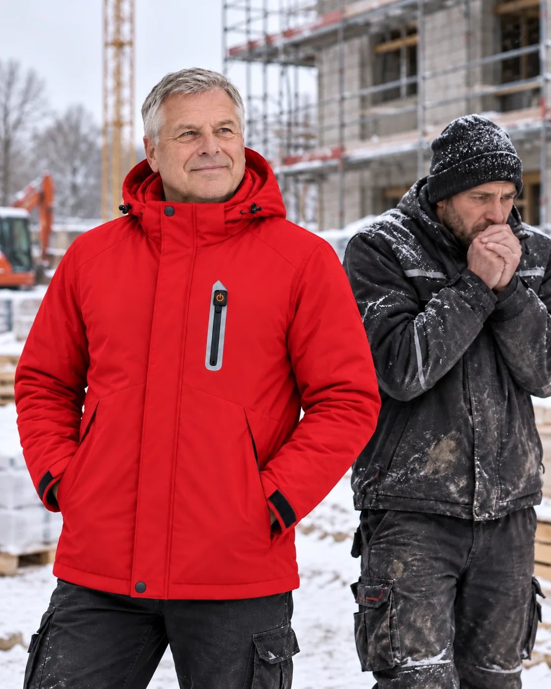 PyreFit Calvero w kolorze czerwonym – zimowa codzienność