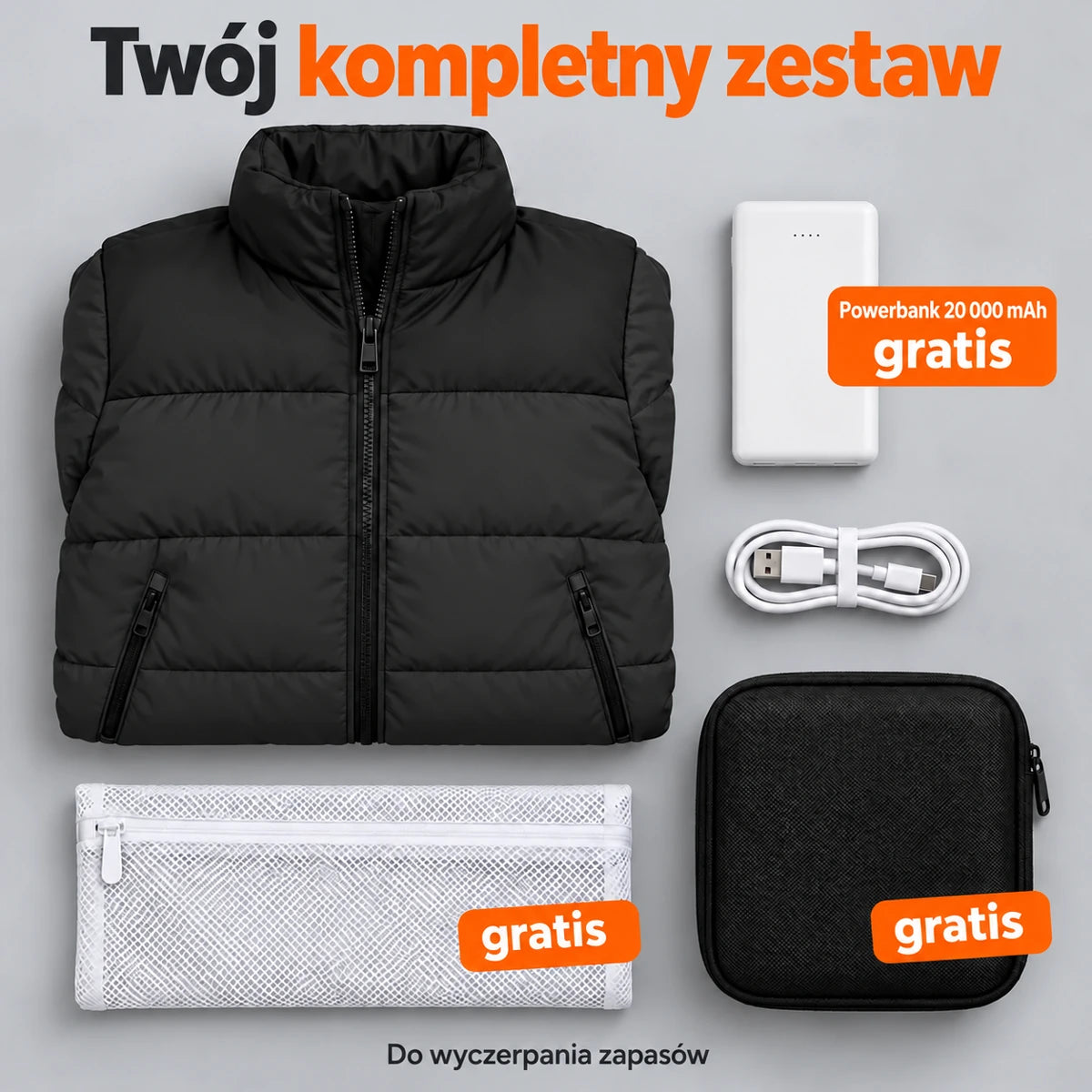 PyreFit Elaron w kolorze czarnym – zestaw kompletny