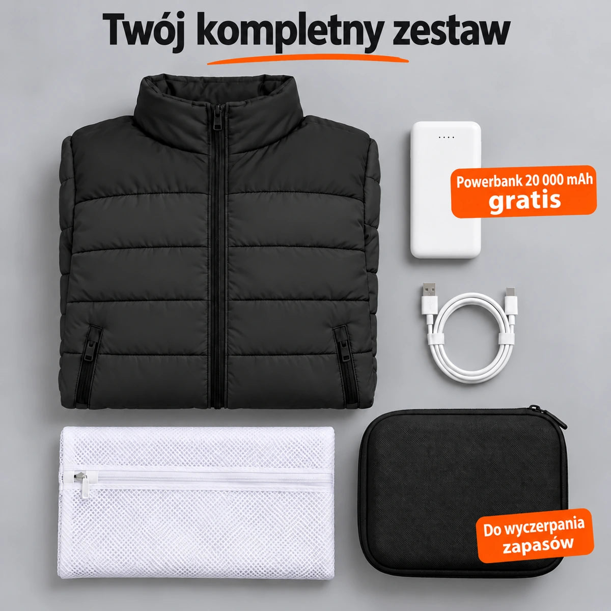 PyreFit Expelia w kolorze czarnym – zestaw kompletny