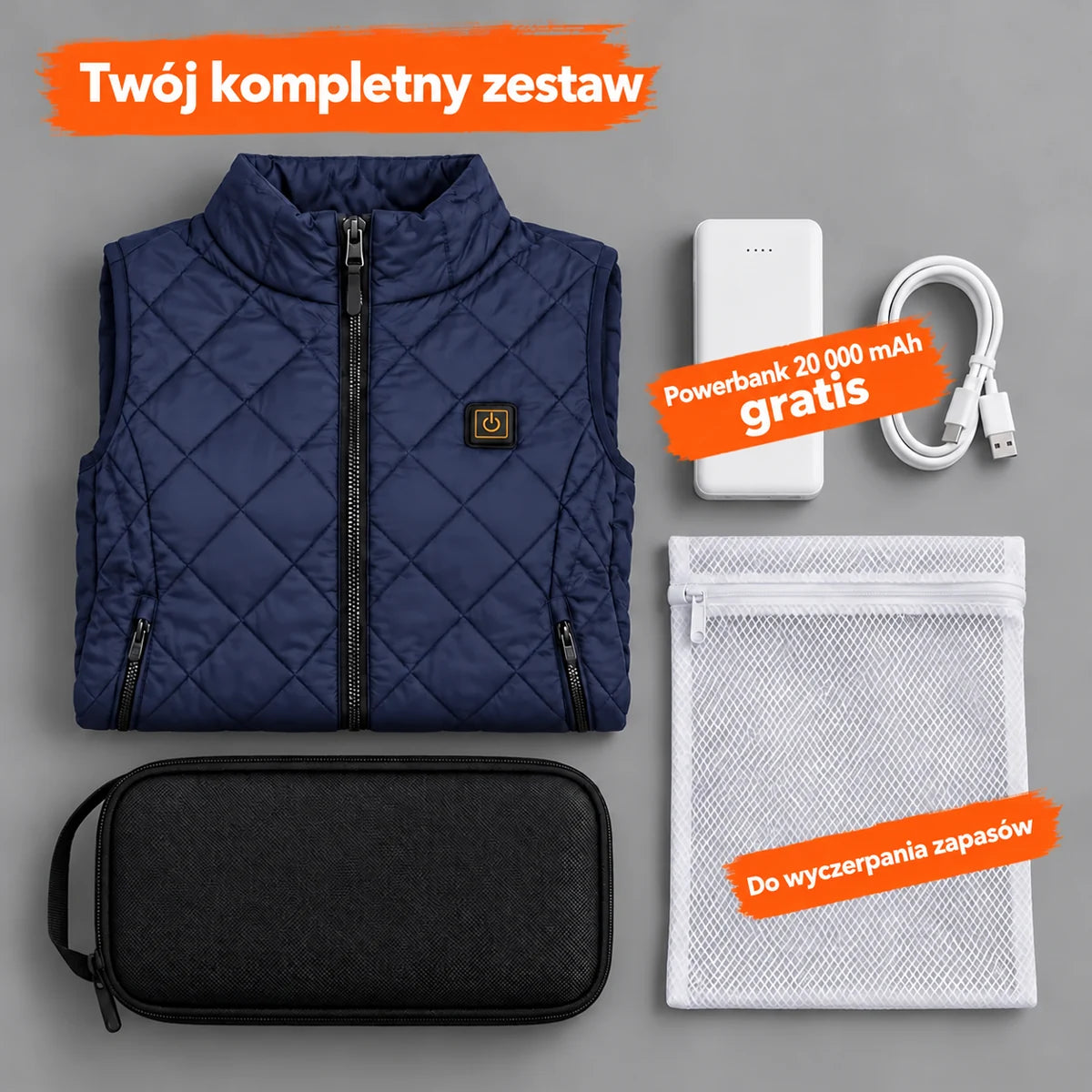PyreFit Feinora w kolorze granatowym – zestaw kompletny