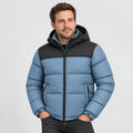 Kurtka pikowana podgrzewana unisex PyreFit Gletor, widok z przodu na modelu