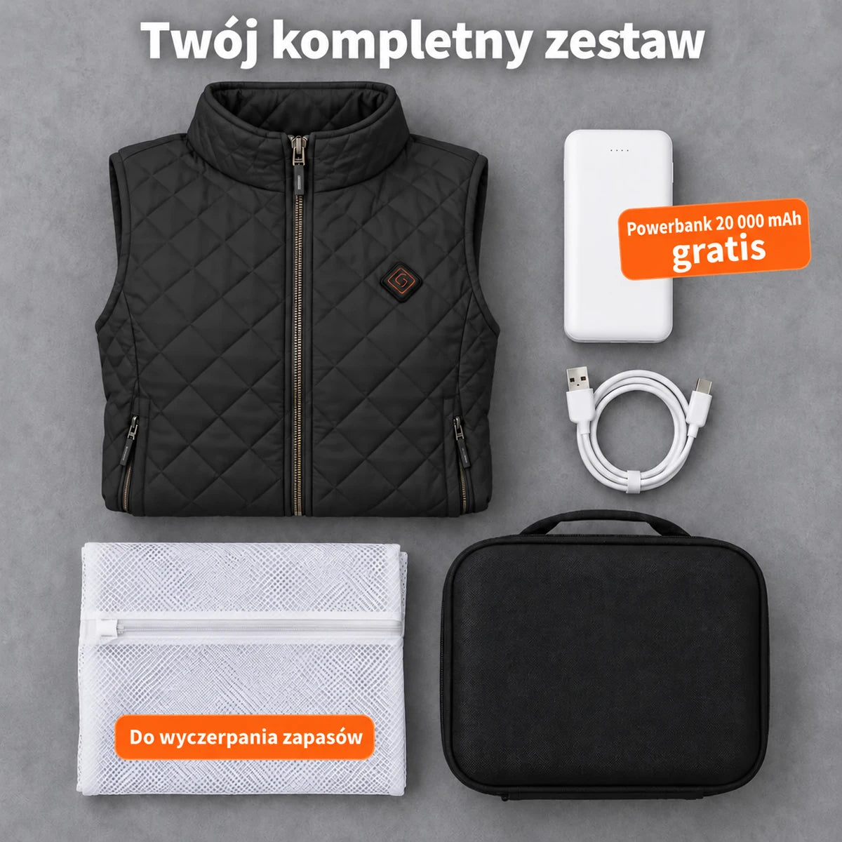 PyreFit Librato w kolorze czarnym – zestaw kompletny