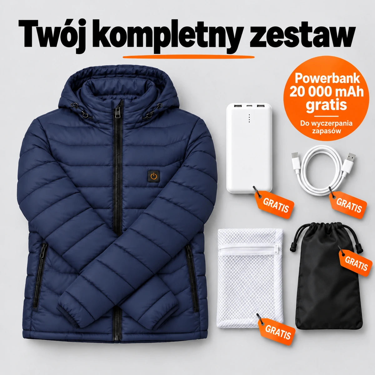 PyreFit Rangor w kolorze granatowym – zestaw kompletny
