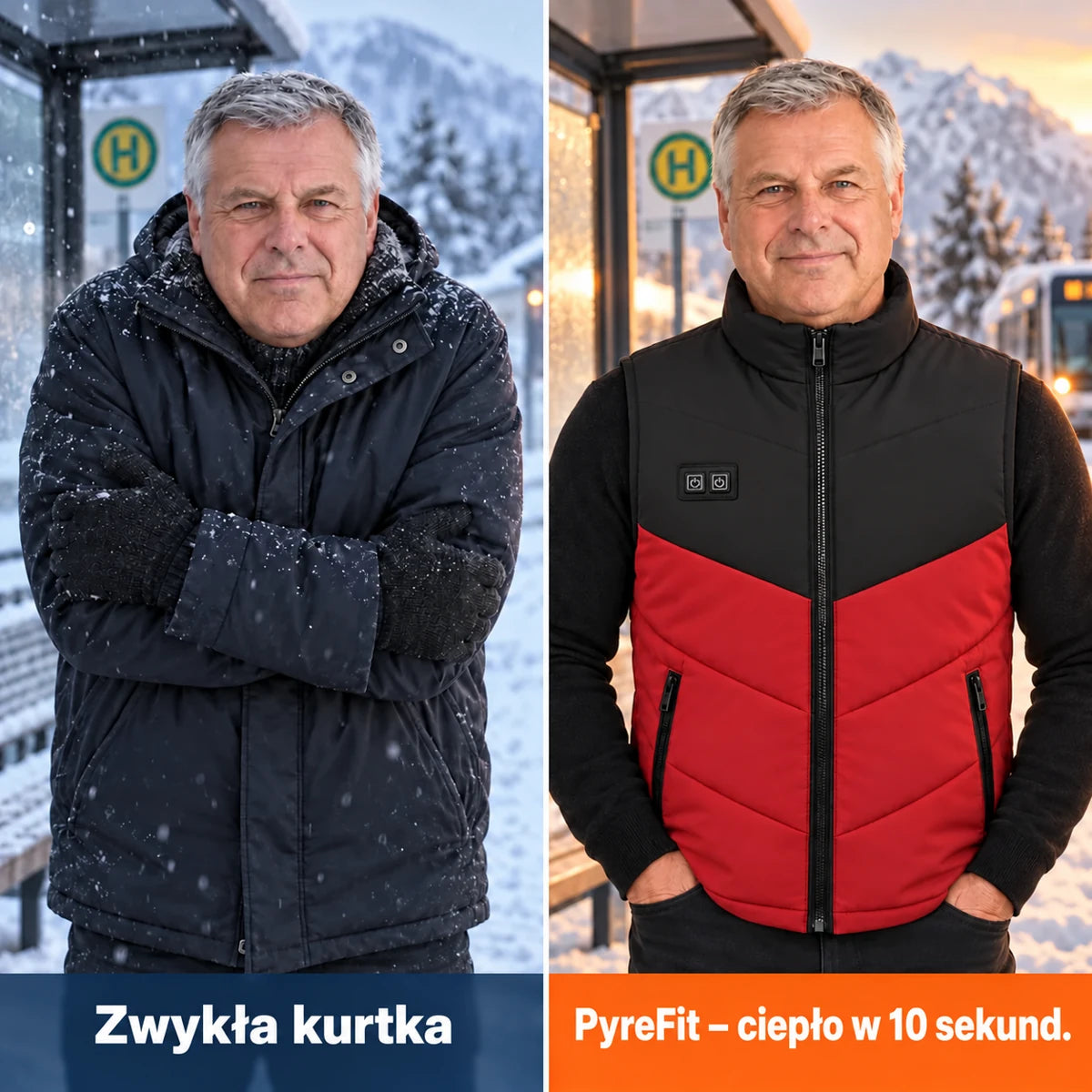 PyreFit Sherpor w kolorze czerwonym – porównanie