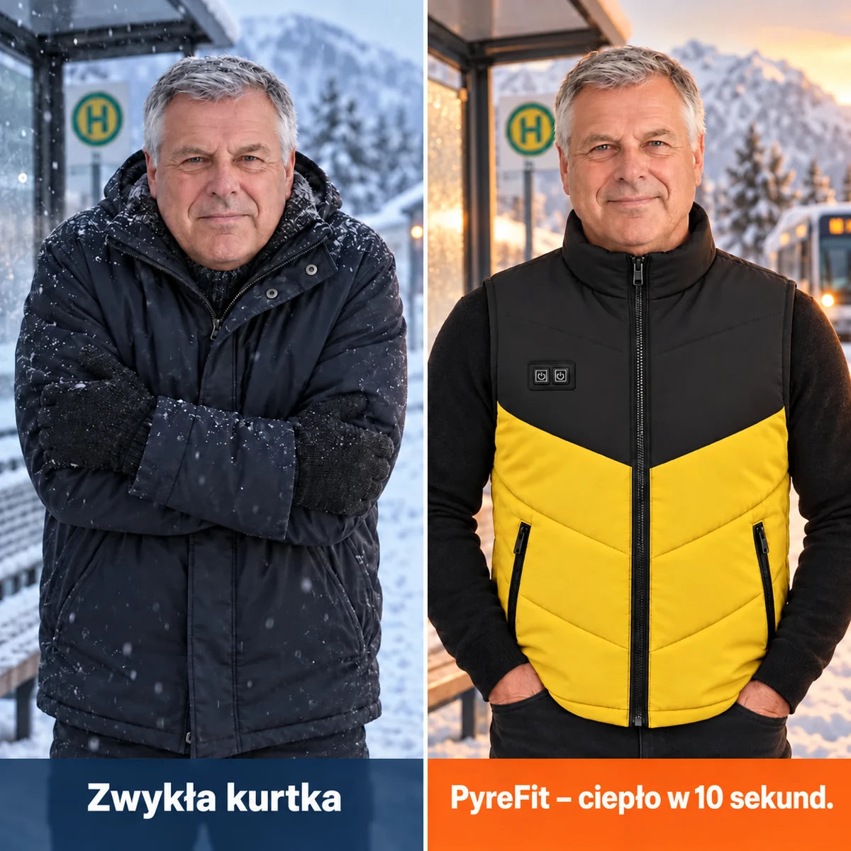 PyreFit Sherpor w kolorze żółtym – porównanie