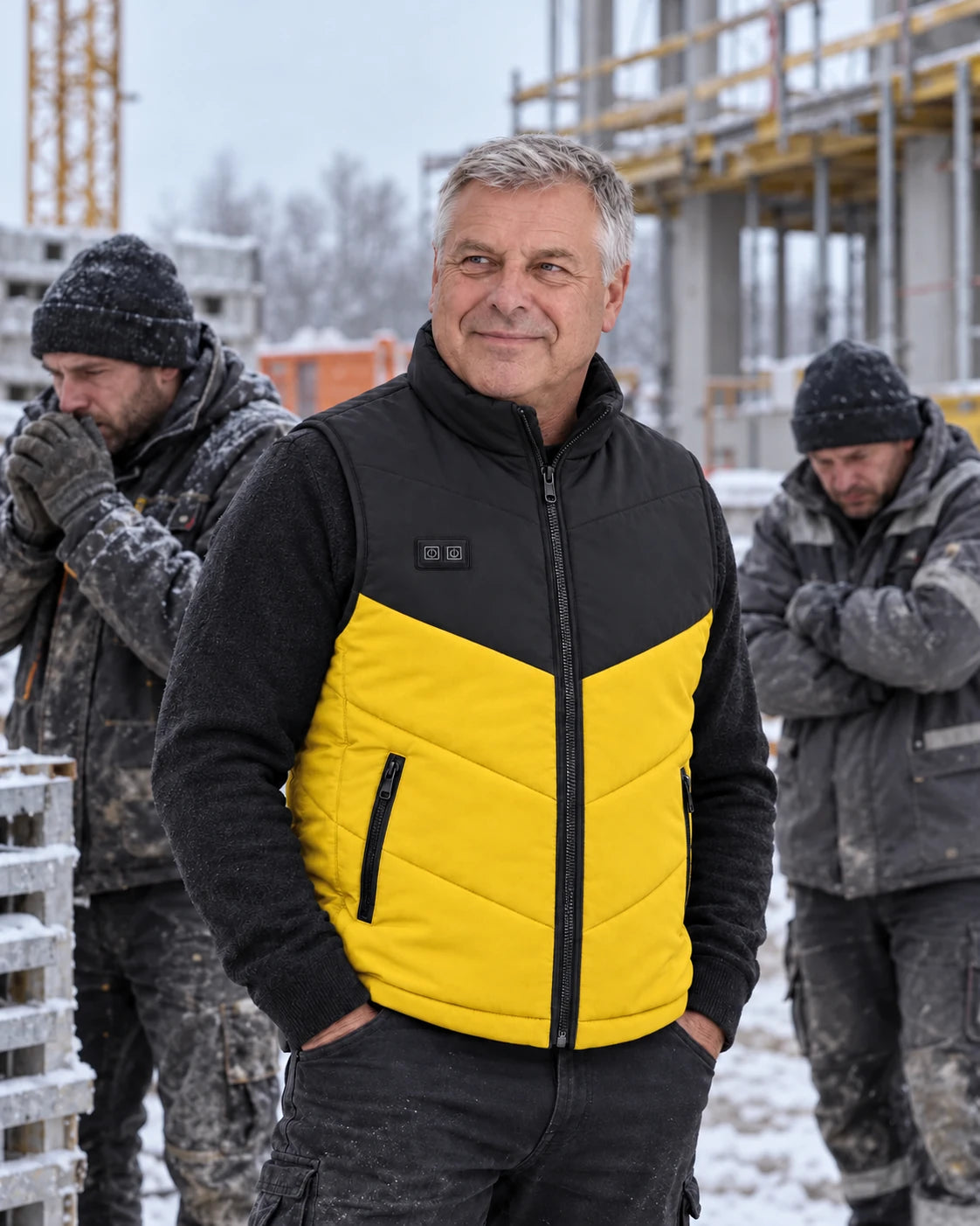 PyreFit Sherpor w kolorze żółtym – zimowa codzienność