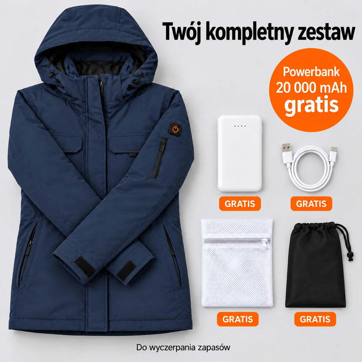 PyreFit Terrano w kolorze granatowym – zestaw kompletny