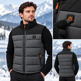 Kamizelka podgrzewana unisex PyreFit Trailon, przycisk sterowania z bliska