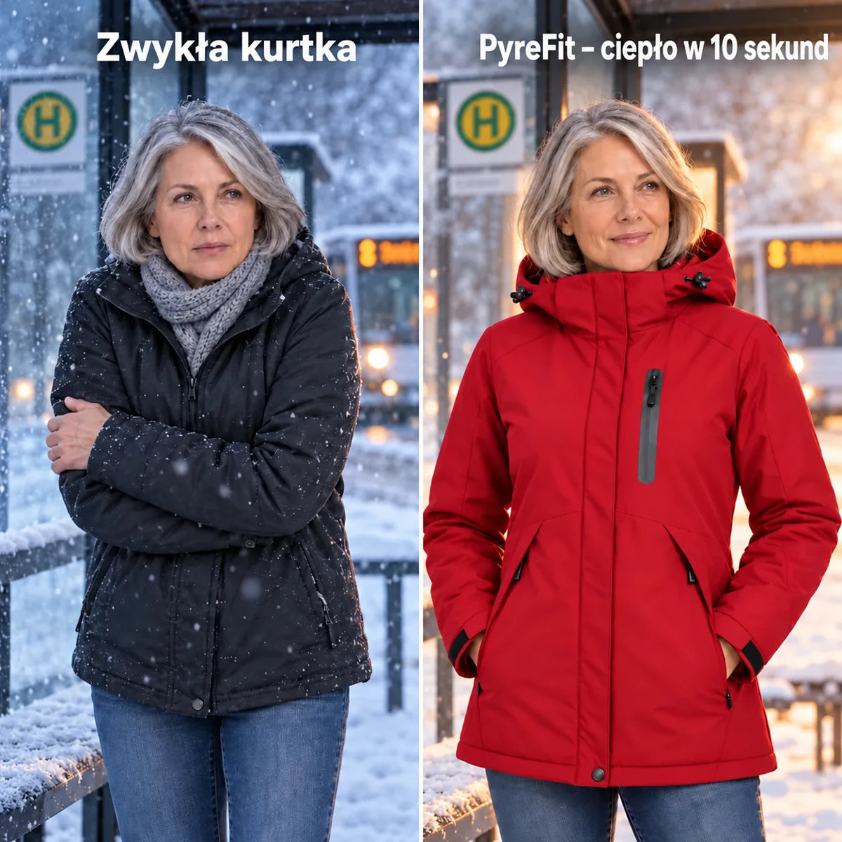 PyreFit Traverso w kolorze czerwonym – porównanie