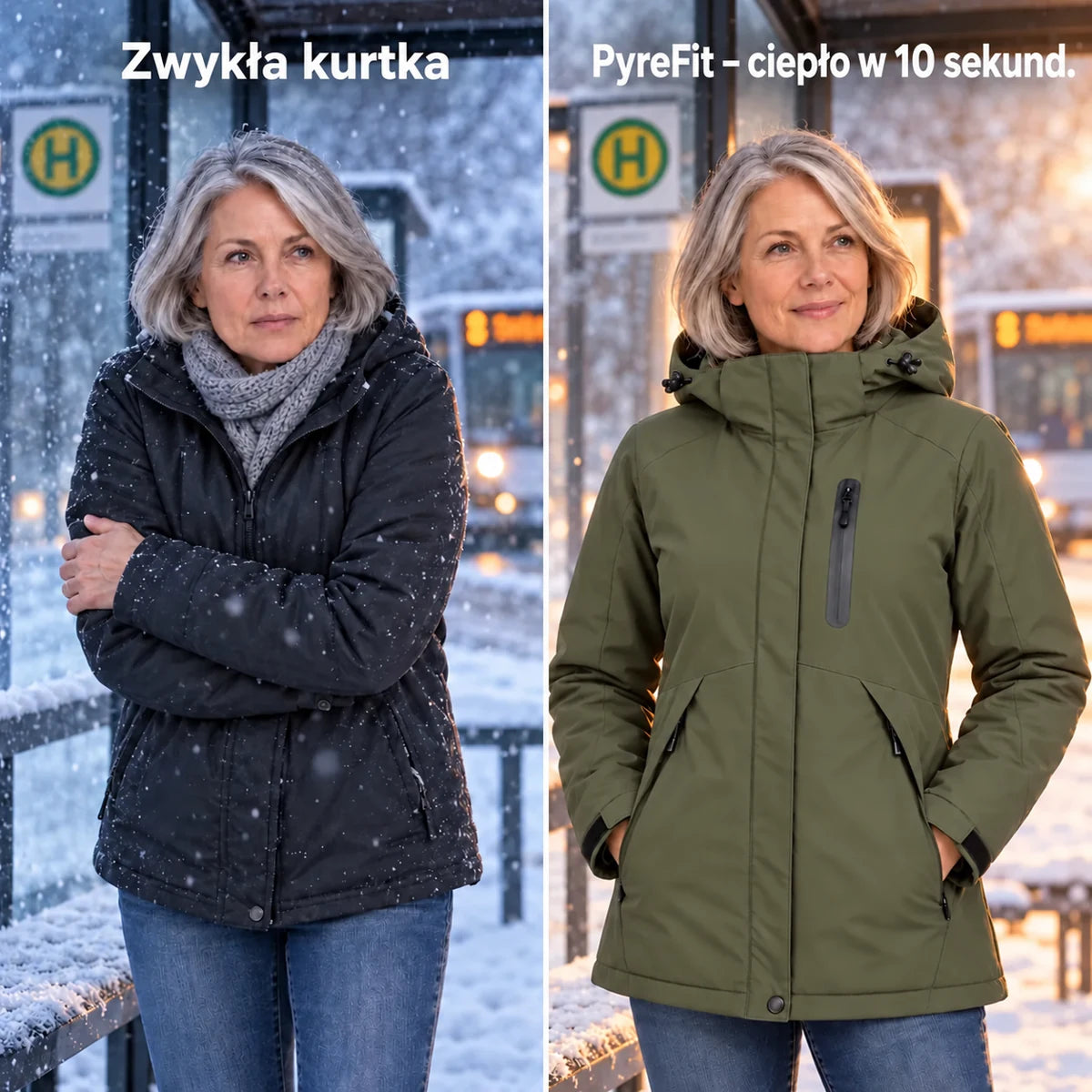 PyreFit Traverso w kolorze khaki – porównanie