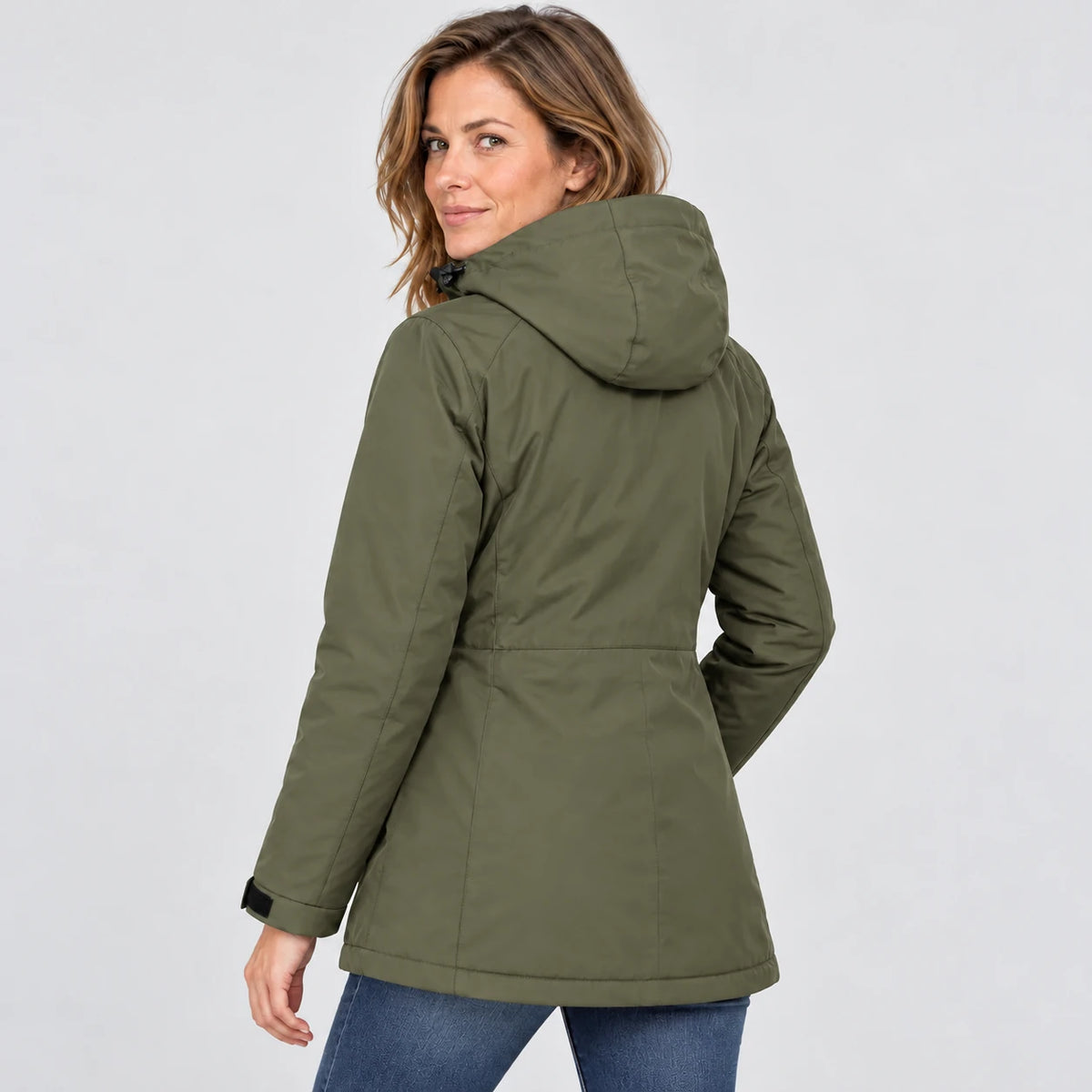 PyreFit Traverso w kolorze khaki – widok z tyłu
