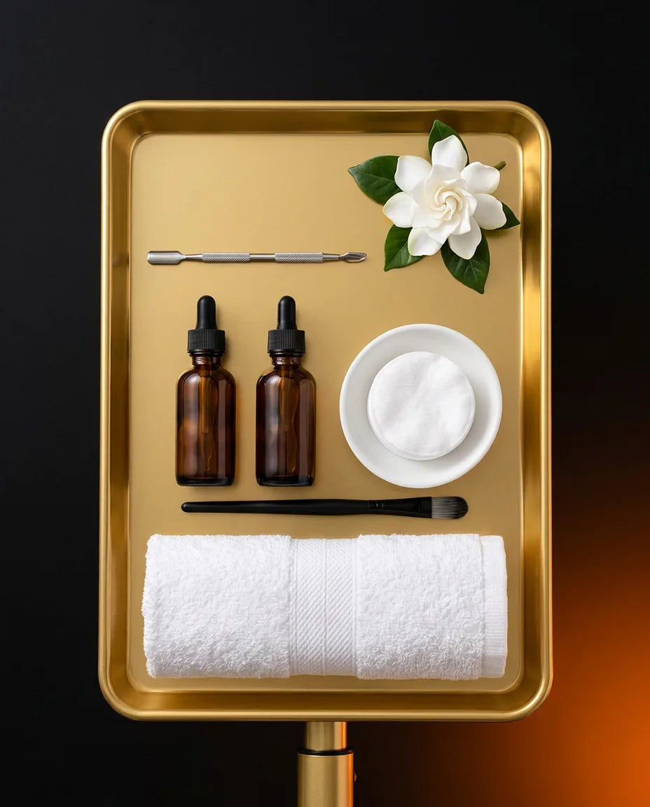 Wózek kosmetyczny z regulacją wysokości na kółkach – akcesoria beauty zawsze pod ręką – zdjęcie produktu 8