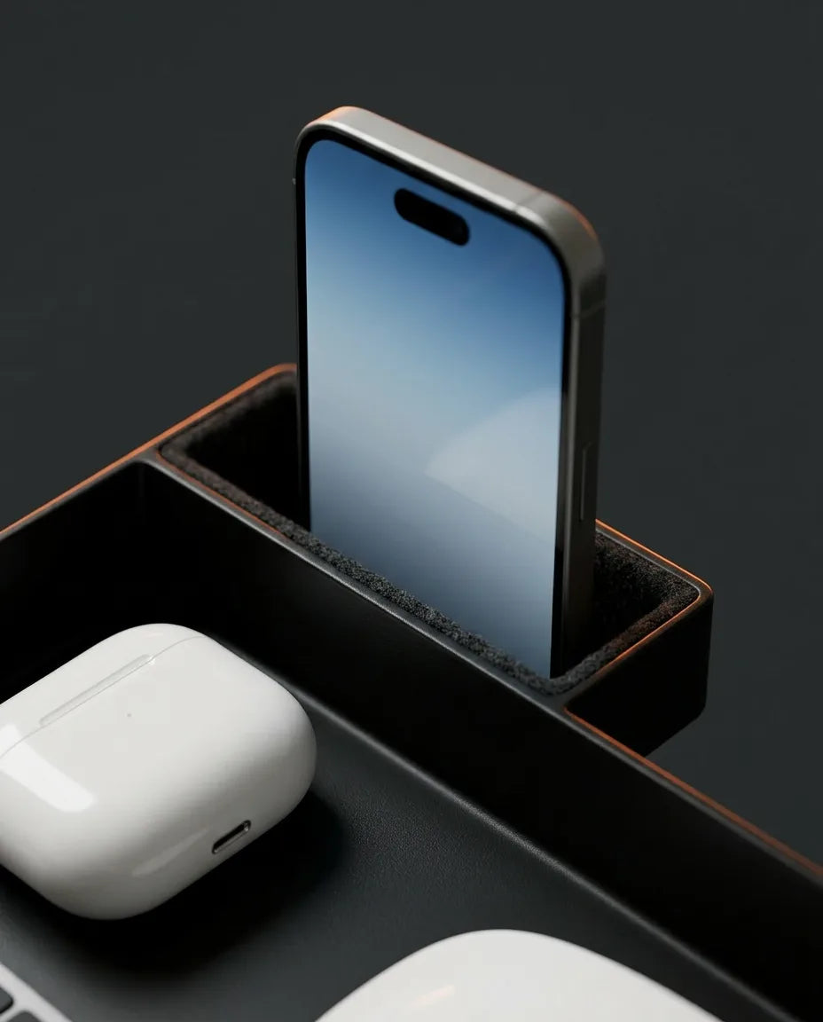 Przypinany stolik do łóżka – oszczędzająca miejsce półka na laptopa, telefon i napoje – zdjęcie produktu 4