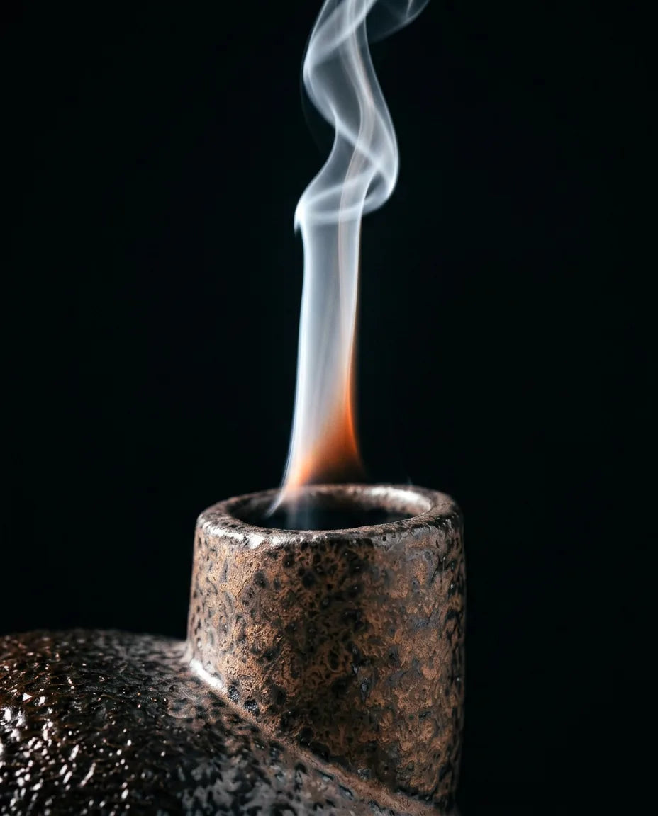 Ceramiczna podstawka na kadzidełka – rzeźbiarskie naczynie na palo santo i kadzidła – zdjęcie produktu 6