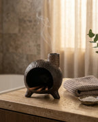 Ceramiczna podstawka na kadzidełka – rzeźbiarskie naczynie na palo santo i kadzidła – zdjęcie produktu 11
