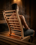 Drewniane oparcie do sauny – ergonomiczne podparcie w spa i łazience – zdjęcie produktu 3