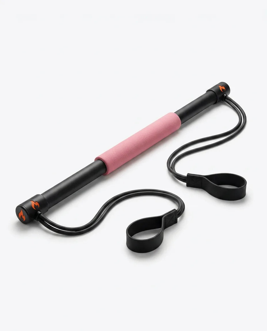 Zestaw do pilatesu z drążkiem i taśmami oporowymi – trening przyjazny stawom w domu – zdjęcie produktu 11