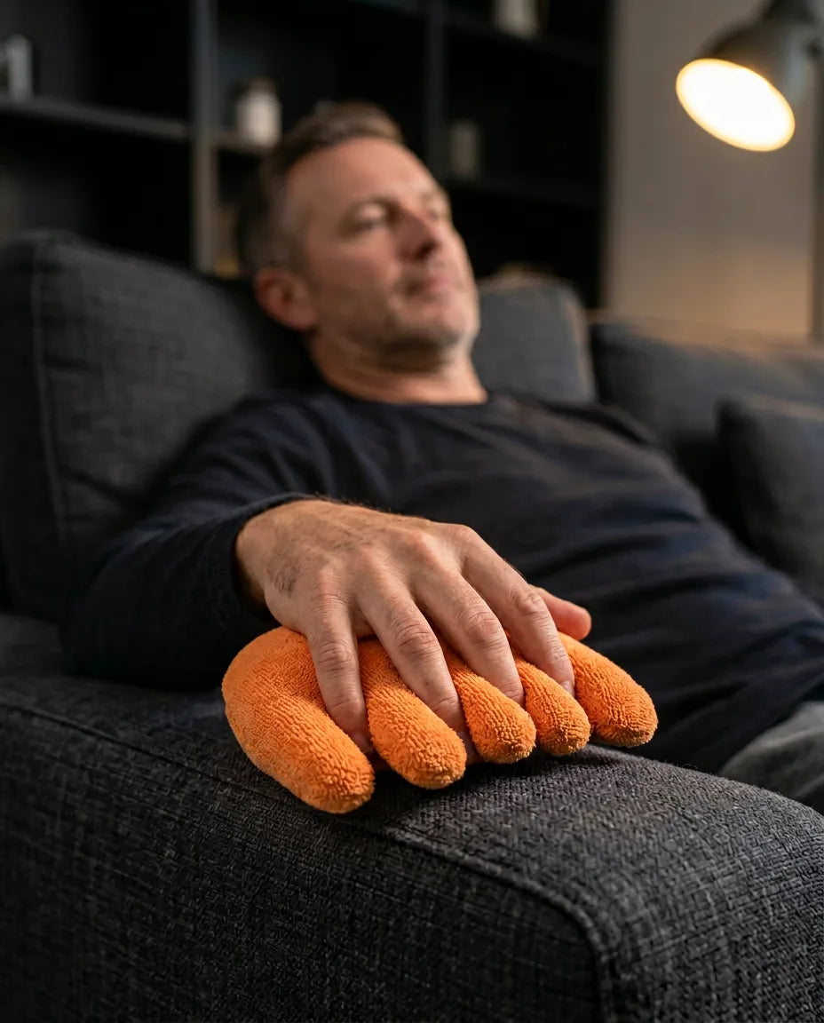 Podkładka pod nadgarstek z rowkami na palce – ergonomiczne podparcie dla zmęczonych dłoni – zdjęcie produktu 3