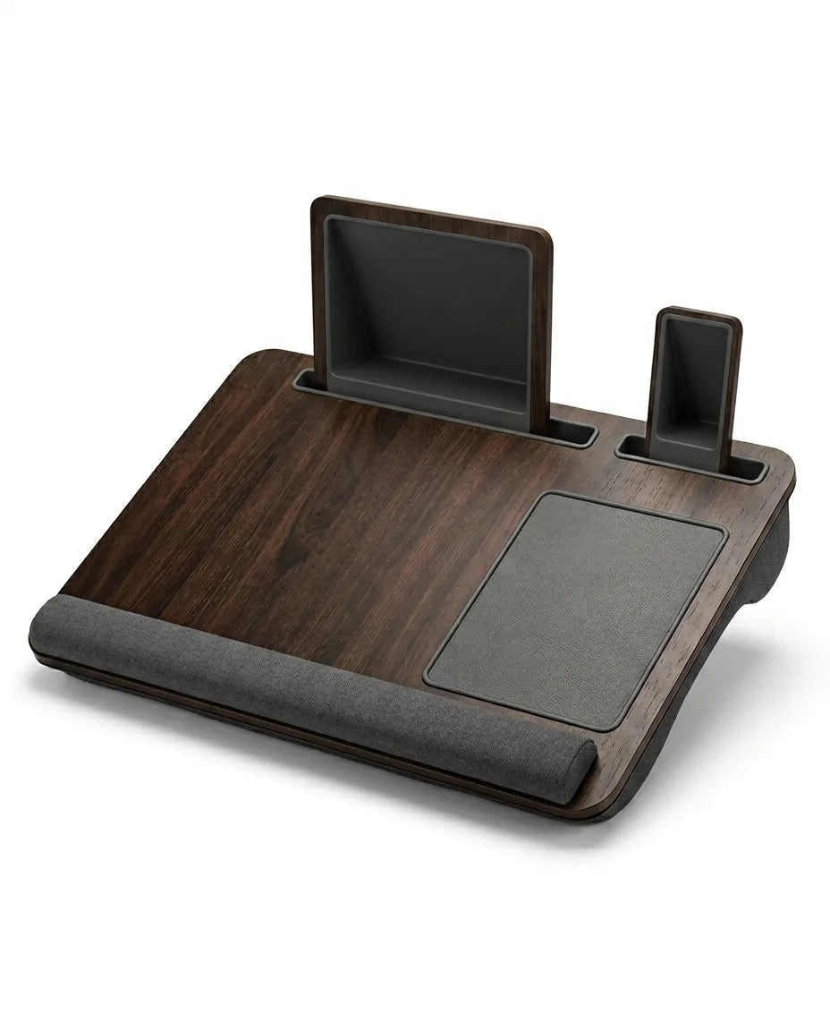 Poduszka pod laptopa do łóżka i na kanapę – stabilna podstawka z miejscem na mysz – zdjęcie produktu 9