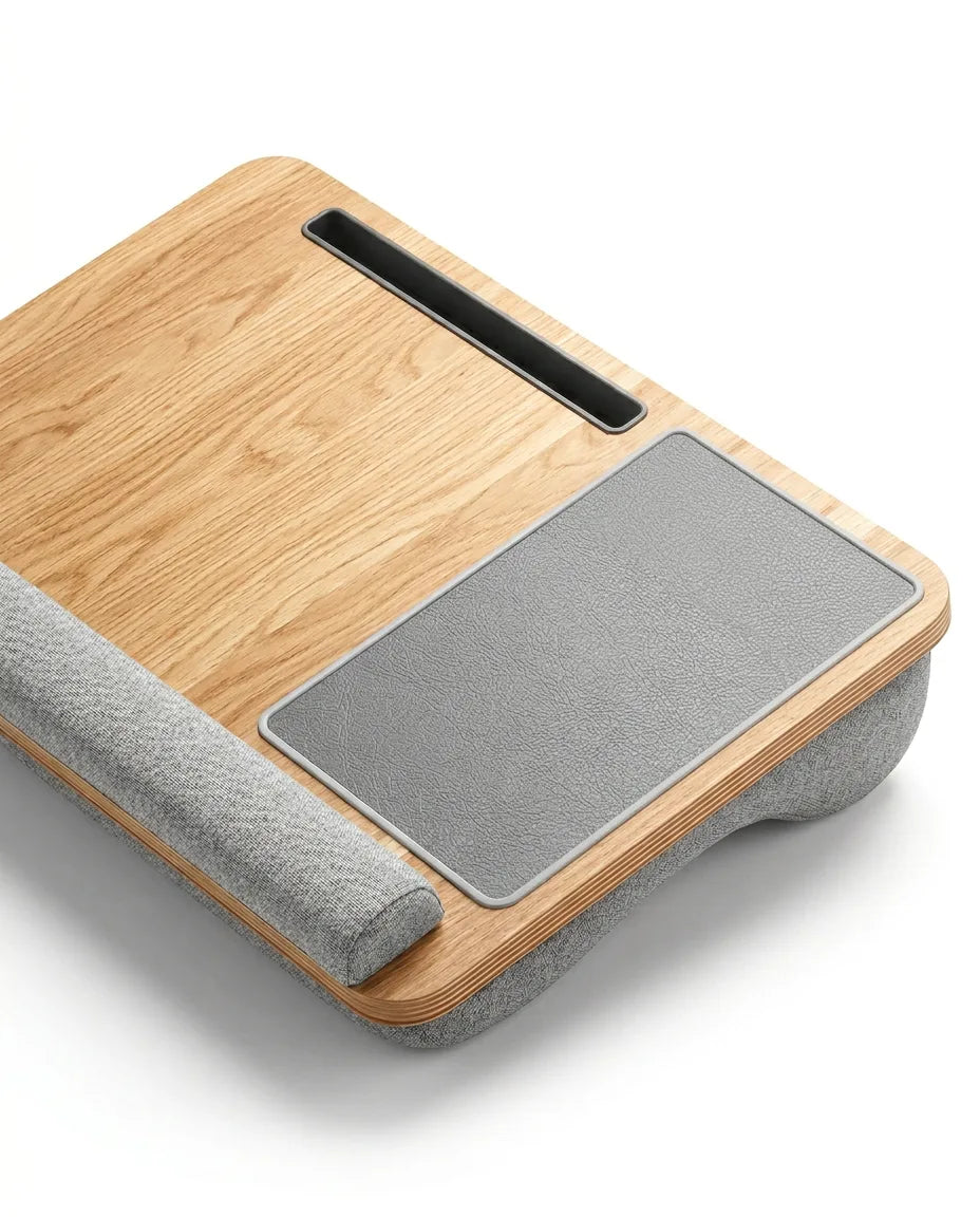 Poduszka pod laptopa do łóżka i na kanapę – stabilna podstawka z miejscem na mysz – zdjęcie produktu 11