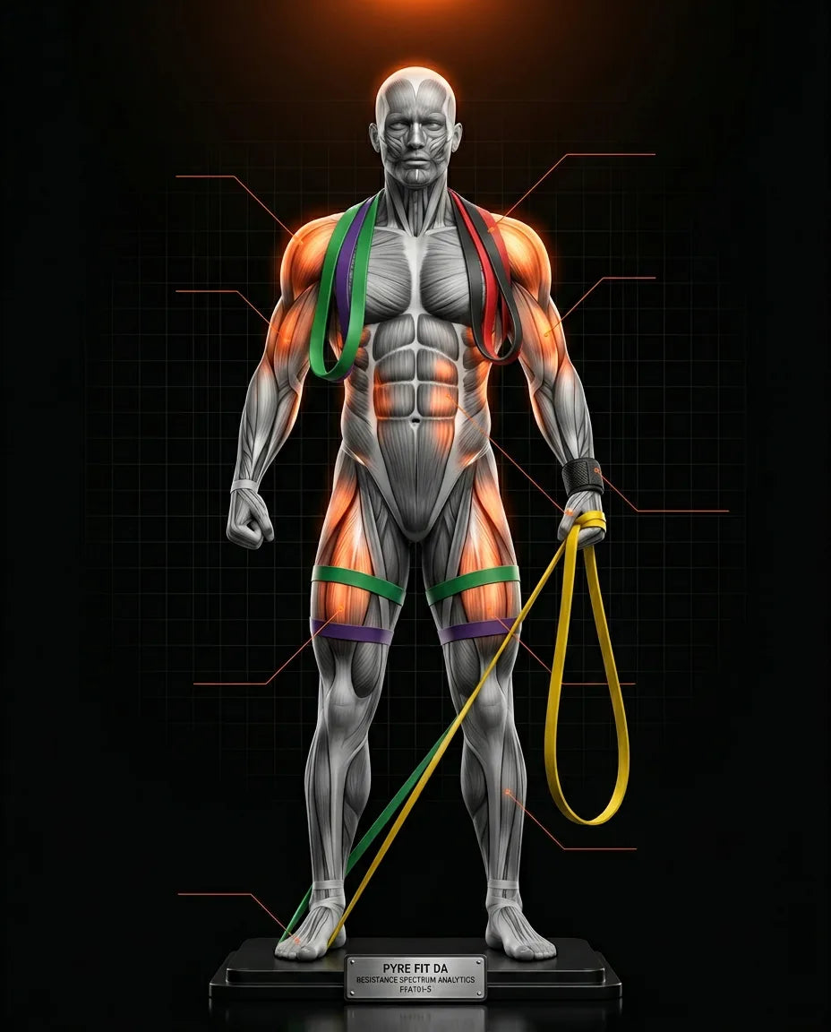 Zestaw taśm fitness o różnym oporze – siła, mobilność i rozgrzewka wszędzie – zdjęcie produktu 12