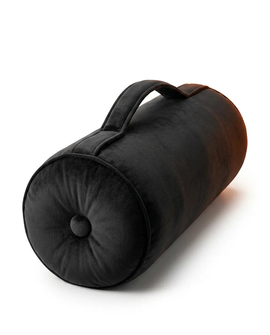 Aksamitny bolster do jogi – stabilne podparcie do medytacji i regeneracji – zdjęcie produktu 10