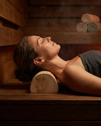 Drewniany zagłówek do sauny – ergonomiczne podparcie karku w saunie i spa – zdjęcie produktu 3
